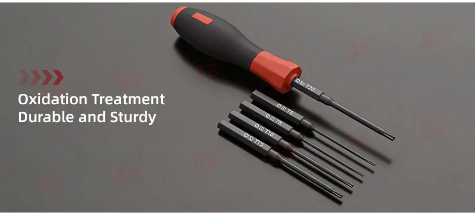BB Sechskant-Torx-Schlüssel T6 T8 T9 T10 T15 T20 CNC-Drehmaschinenhalter Maschinenschraubengriffe Flaggenschlüssel Ringmaulschlüssel 10 Stück – Detail 9