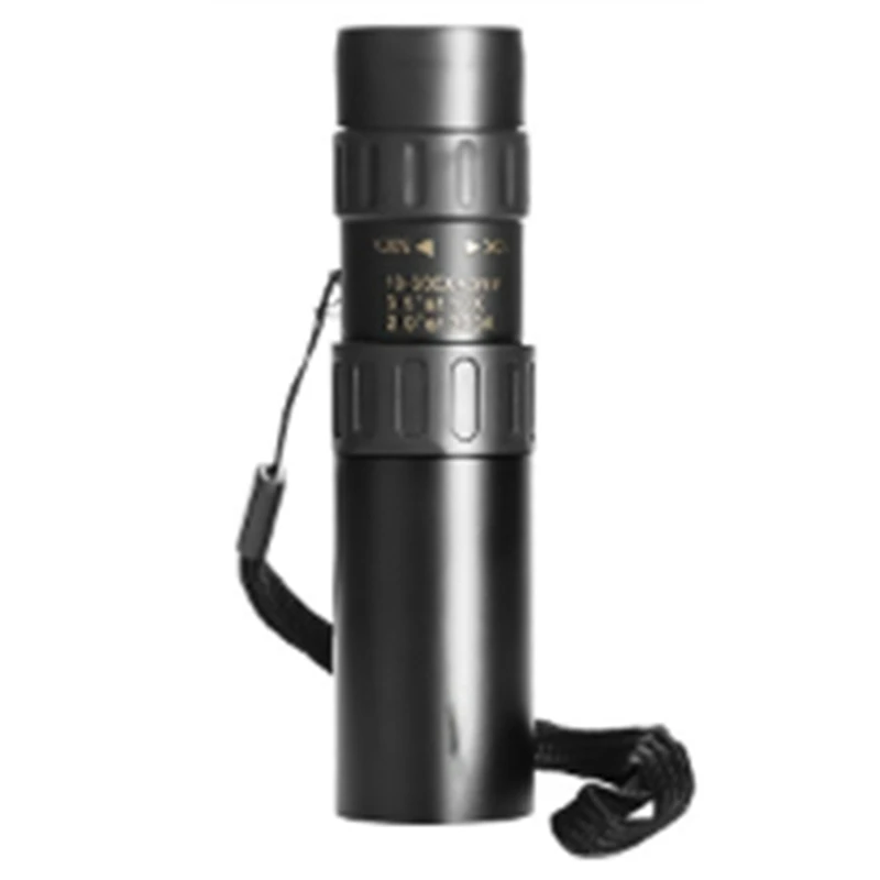 10-300X40 Zoom Metal High-Definition Monocular Binoculars Long-Distance Portable Travel Binoculars Observation Telescope