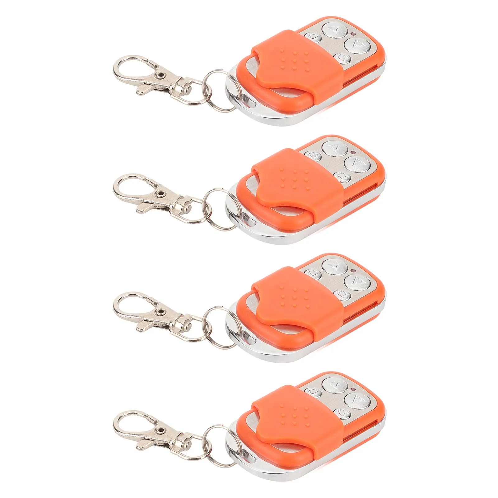 

Electric Gate Remote Control ABS Zinc Alloy Keychain Sensitive 433.92MHz Convenient Door Remote Control for Chicken Coop Door