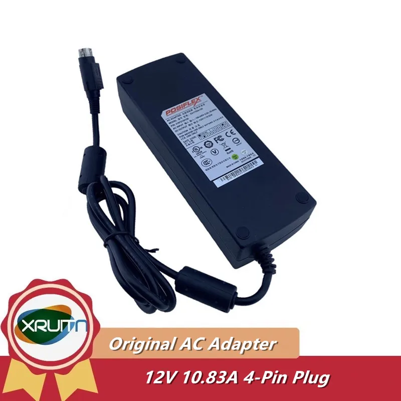 

Genuine EA11703A-120 12V 10.83A 130W 4-PIN 21972130120 AC Adapter For POSIFLEX Power Supply Charger