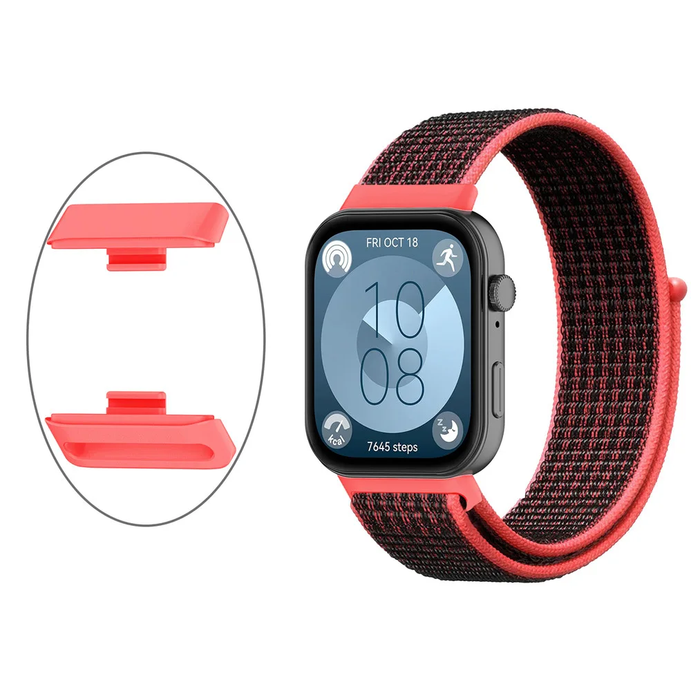 BEHUA Nylon Loop Bracelet For Huawei Watch Fit 3 Strap For Huawei Watch Fit3 Band Adjustable Sport Wristband Correa Accessories