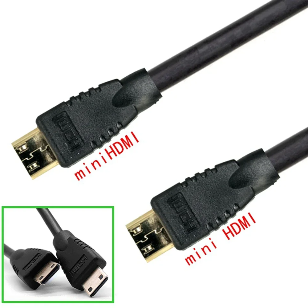 

0.5M 1.4 MINI HDMI plug to mini HD plug Video cable type C to C adapter High quality TV DVD phone