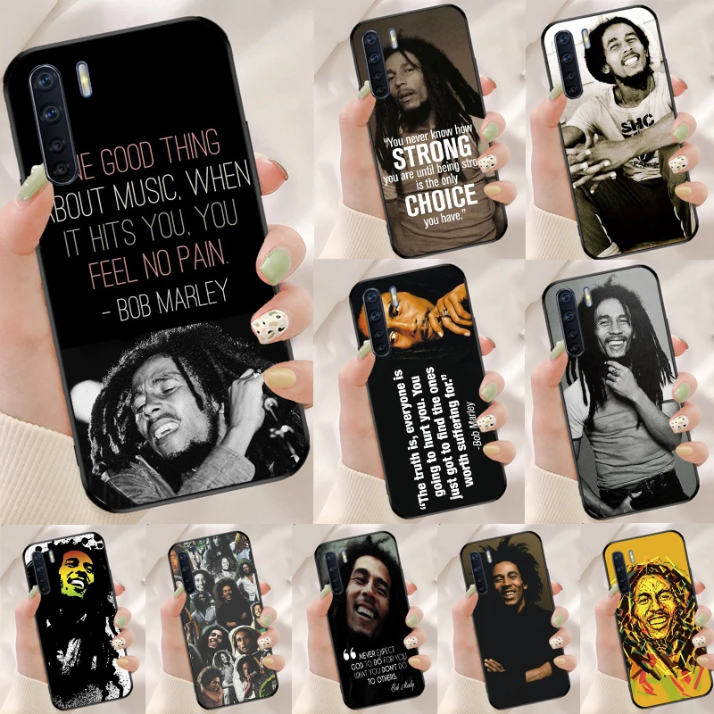 Bob Marley Quotes Rasta Reggae Case For Oppo A40 A60 A80 A18 A38 A58 A78 A98 A16 A76 A96 A15 A17 A77 A74 A94 A54 A57S Cover