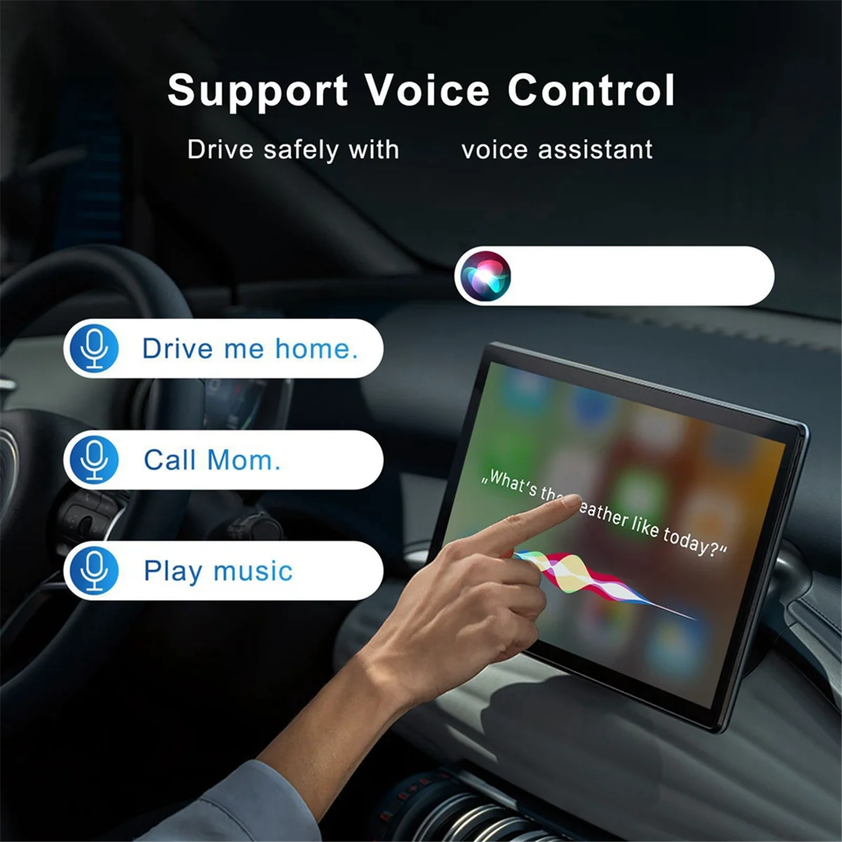 

T07C-Wireless CarPlay Adapter for IPhone Car Adapter USB Plug & Play 5GHz Convert Wired to Carplay Wireless Box for Small
