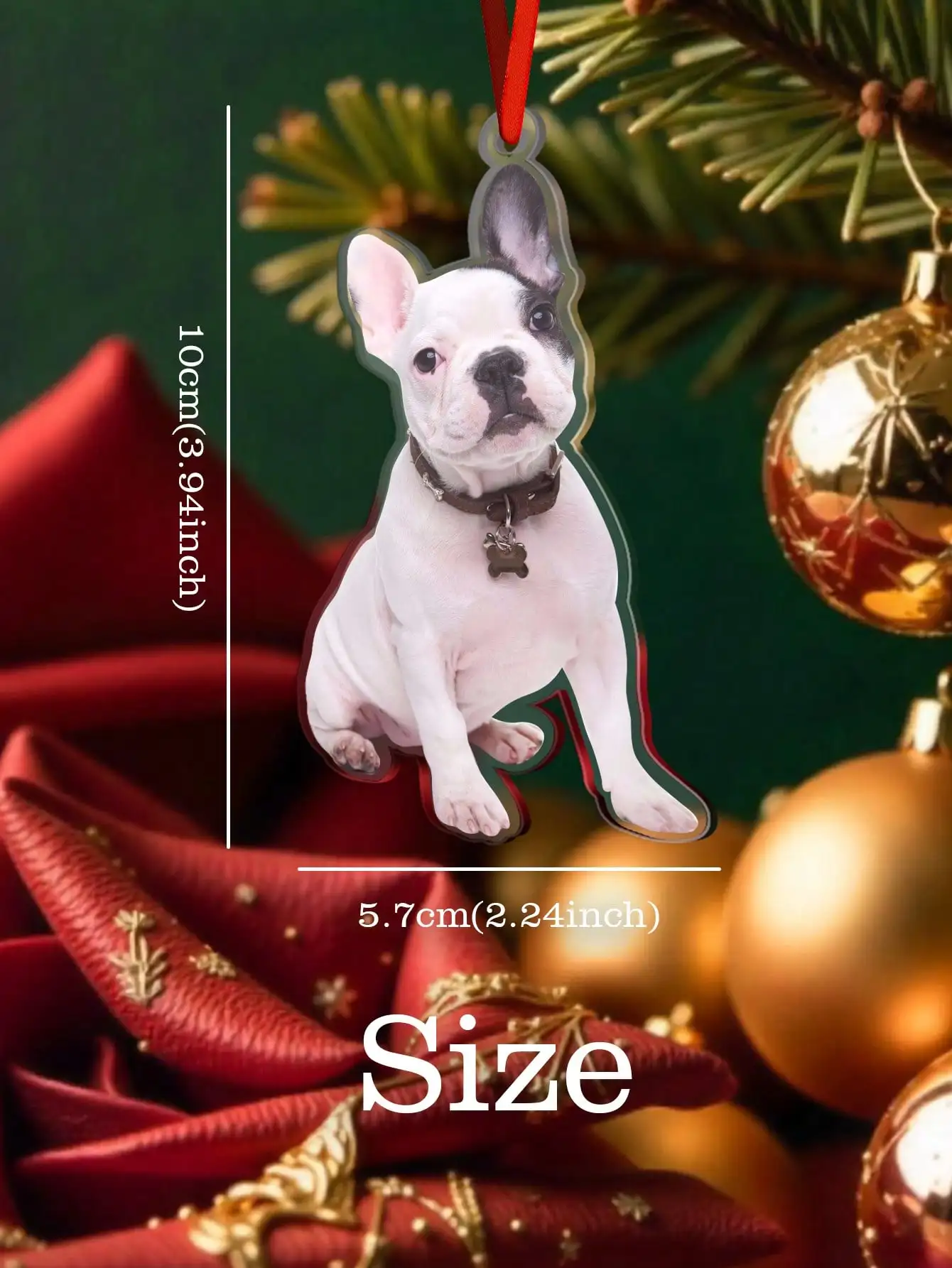 Custom Pet Photo Ornament Personalized Memorial Hanging Decor Acrylic Pet Keepsake Christmas Gift for Pet Lover In Loving Memory image 5
