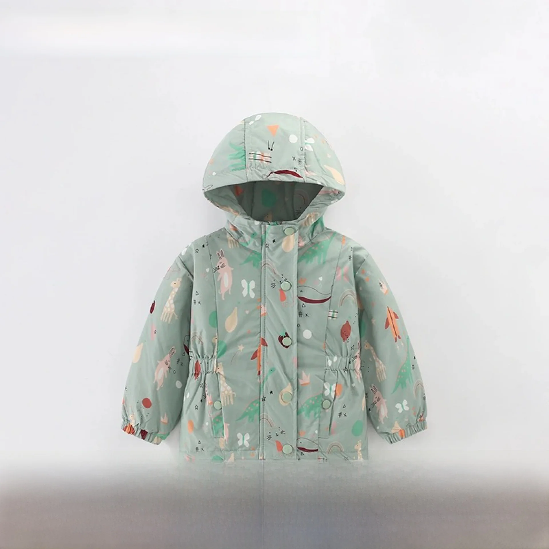 

Весеннее модное детское пальто Malwee для девочек с капюшоном на молнии или хлопковое мягкое пальто из регенерированного целлюлозы Proc