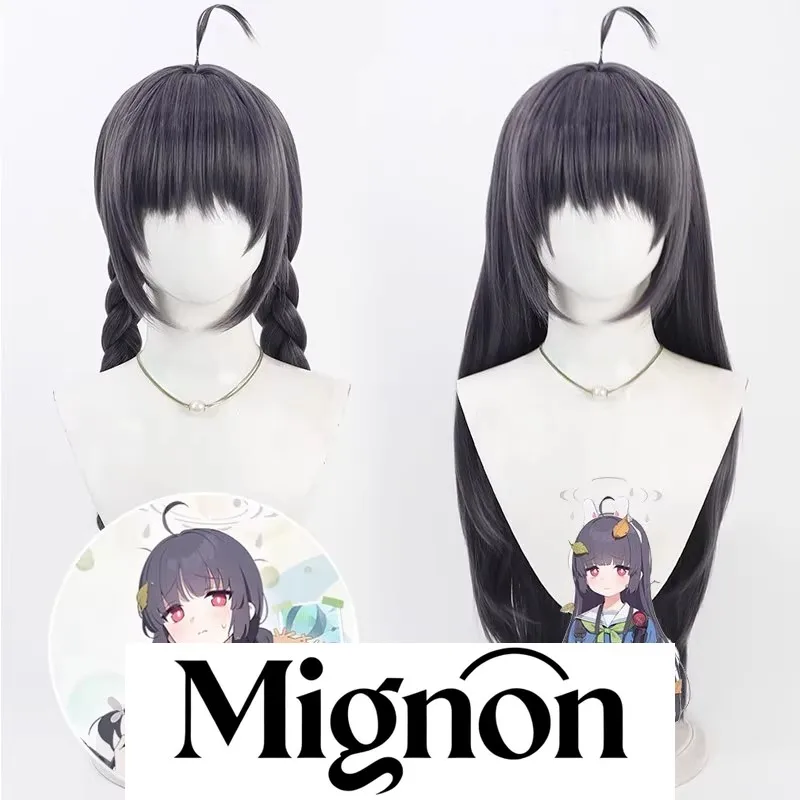 الأزرق الأرشيف كاسومي ميو شعر مستعار تأثيري 70 سنتيمتر فروة الرأس هدية عيد الهالوين