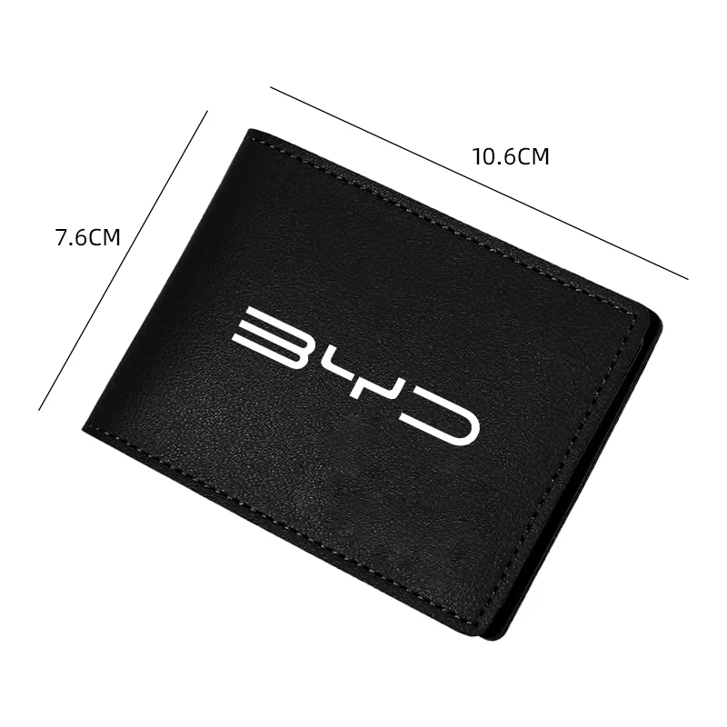 Auto Driver License Cover Suede Anti-Fur Car Driving Documents Case Credit Card Holder For BYD Tang F3 E6 Atto Yuan Plus Song