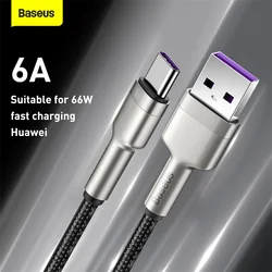 Baseus Cafule Series Metal Data Cable USB to Type-C 66W  Type-C to Type-C 100W