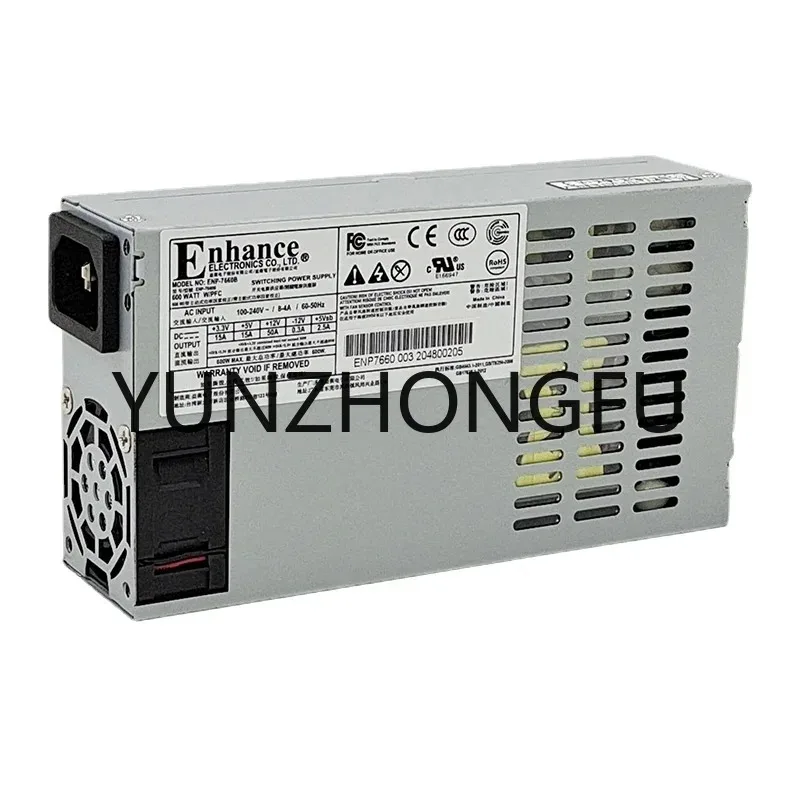 2*6+2 GPU Connector Enhance ENP 7660B 1U mini flex 600w PSU 80PLUS Platinum power supply