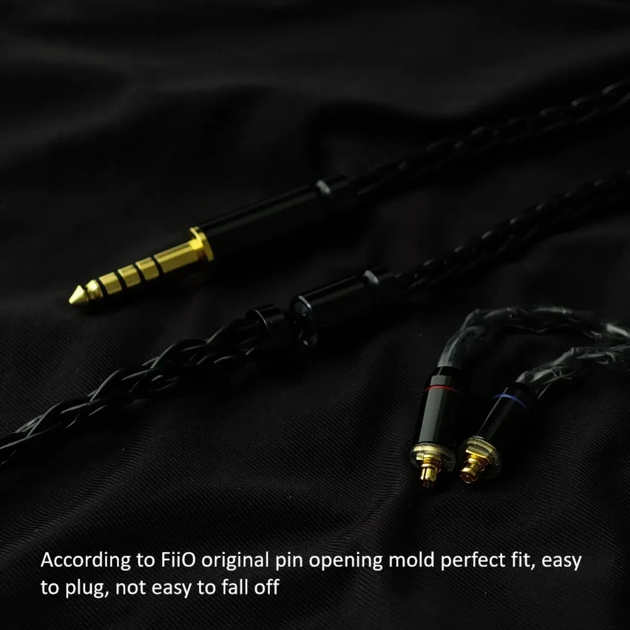 FiiO-Silver Plated Earphones Cable, FH9 5s FD3Pro7 5 FA1 8 Core Upgrade, OCC, 4.4mm balance 2.5mm 3.5mm with MIC