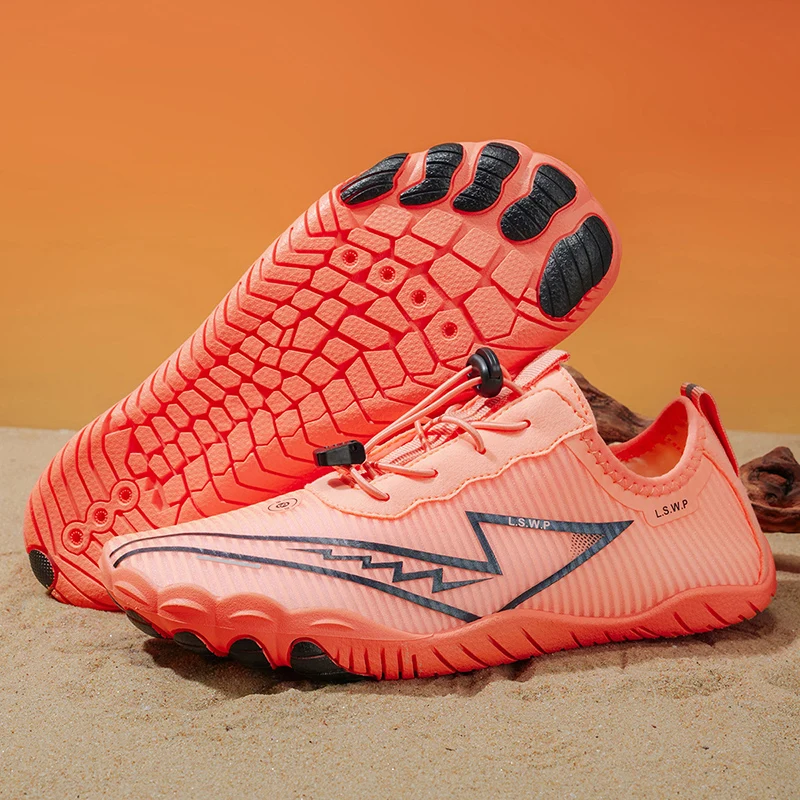 Outdoor River Tracing Shoes, Quick Drying, Breathable, Anti Slip, Water Wading Shoes, Beach Diving Shoes, Lightweight Fitness Yo