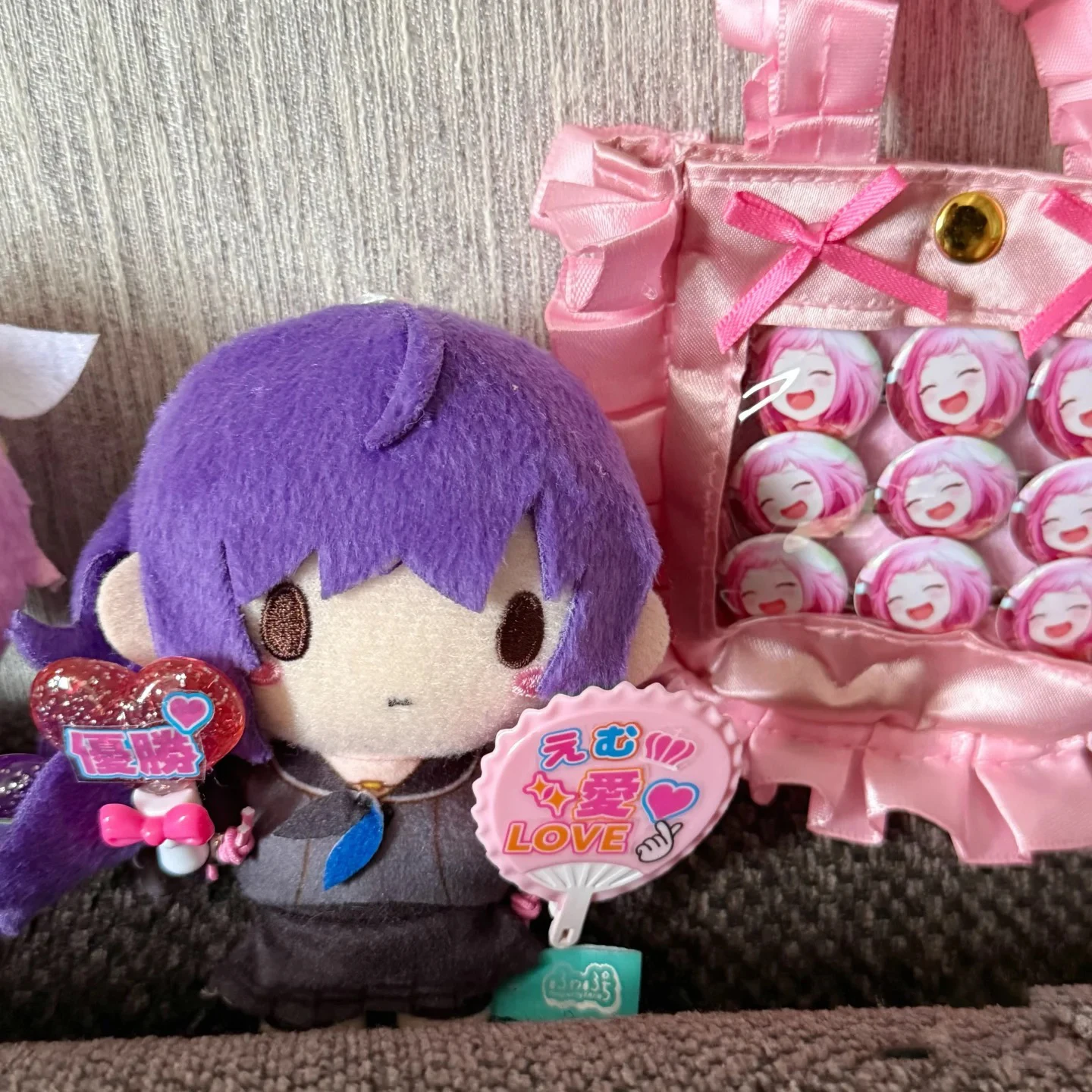 LLavero de peluche Sekai de 10cm, Asahina Mafuyu Pjsk, peluches de peluche Yoisaki Kanade, mochilas Kawaii, adornos, juguetes de regalo
