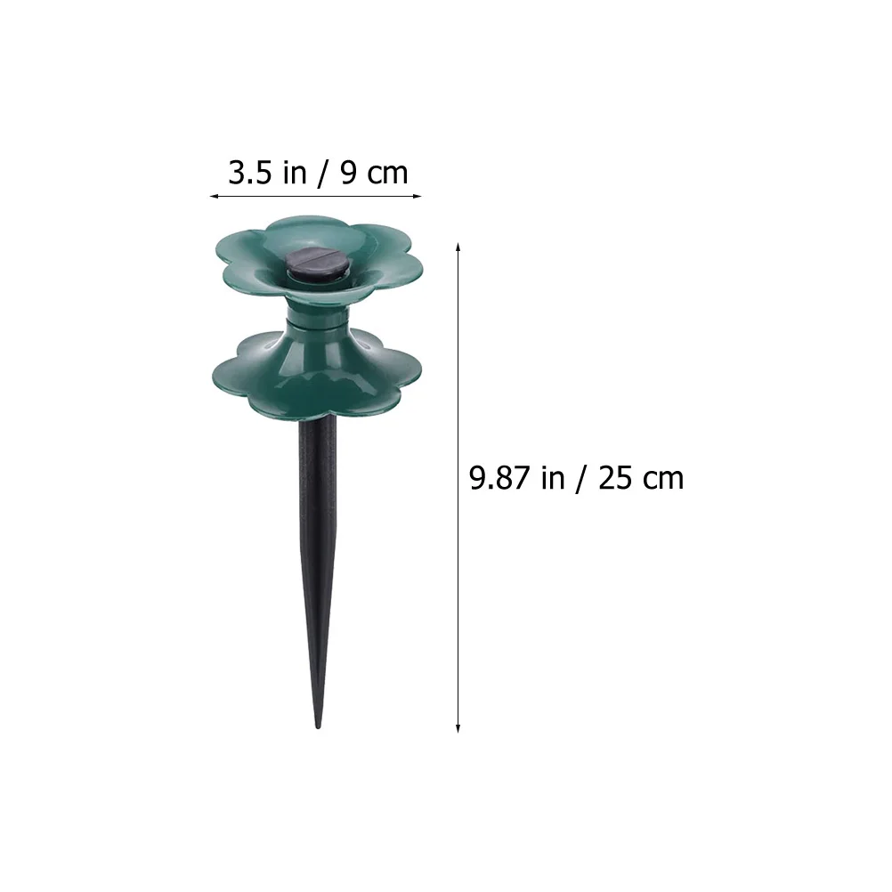 เดือยยึดสายยาง 4 ชิ้น แบบหนา สำหรับงานหนัก อุปกรณ์ป้องกันต้นไม้ สายยางรดน้ำ  แบบยาว ทำจากพลาสติก สำหรับสนามหญ้า สวน และลานบ้าน