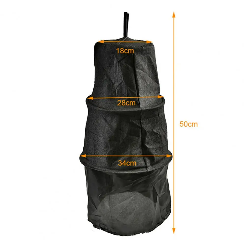 Nylon Bee Swarm Cage Bee Swarm Cage Thick Nylon Weatherproof Cover Outdoor Beekeeping Honeycomb Bag with Hanging Loop Breathable
