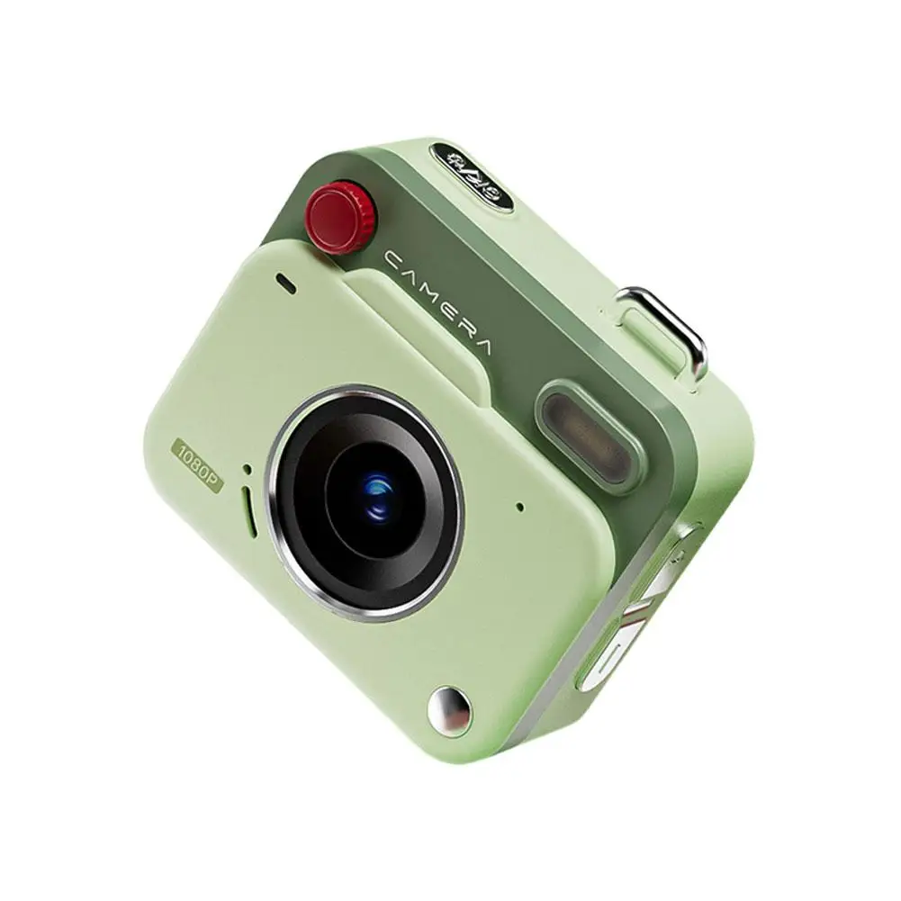 2025 هدية جديدة الإبهام جيب السفر في الهواء الطلق مسجل صور CCD كاميرا رقمية HD ريترو كاميرا صغيرة كاميرا سلسلة مفاتيح محمولة