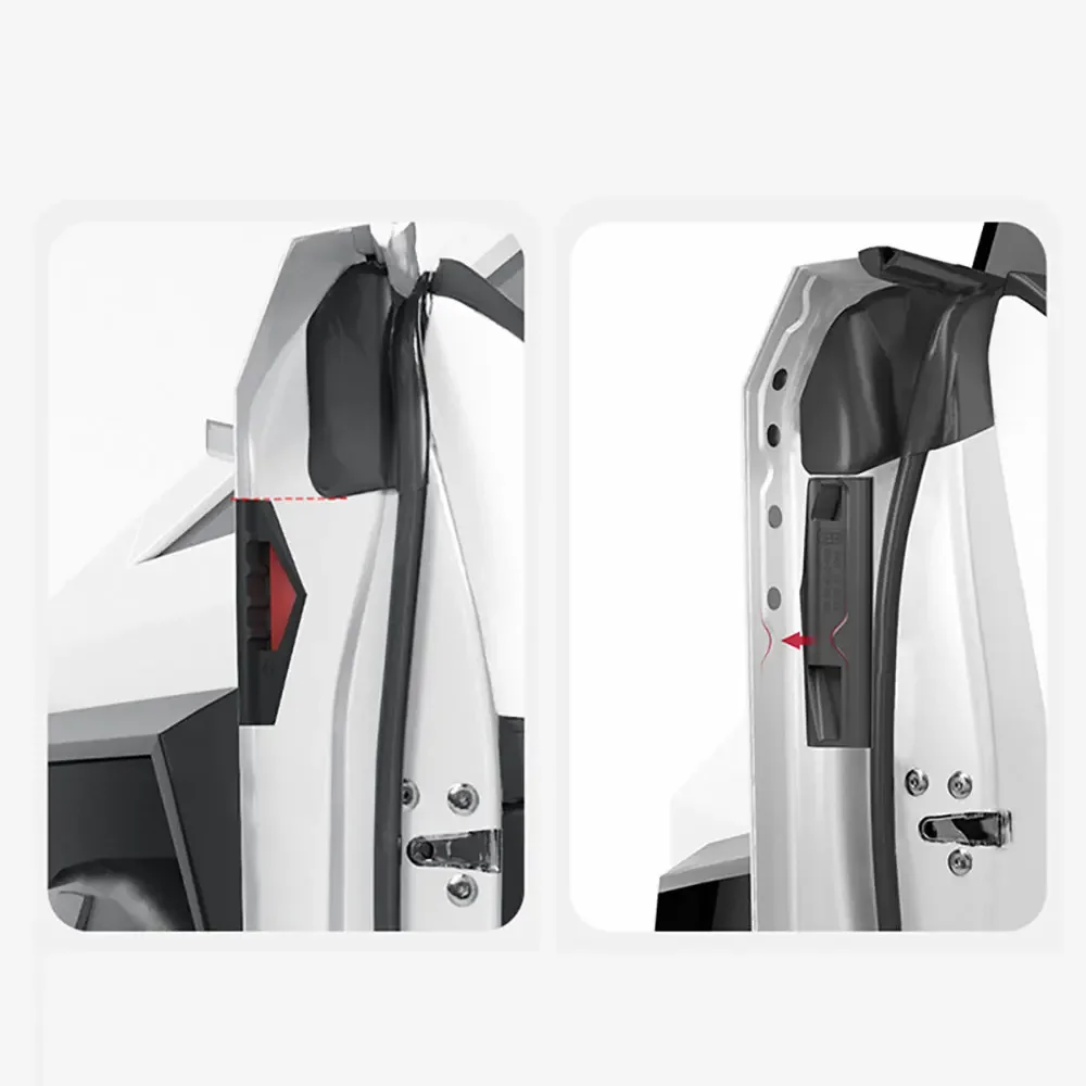 

Inside Door Handle for Tesla Cybertruck Door Closer Anti-Fingerprint Door Handles 4PCS