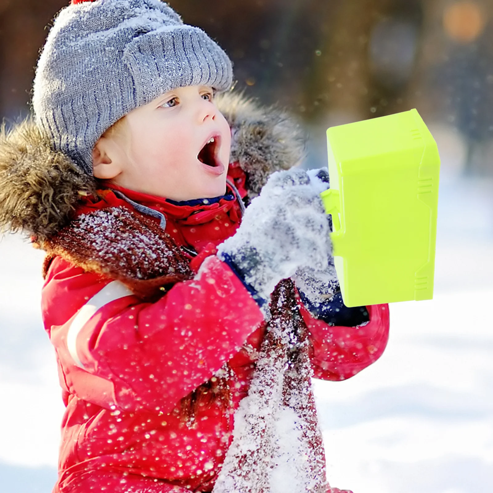 4 Uds. Herramienta de molde de ladrillo de nieve para playa, juguetes para niños al aire libre, moldes de bloques Abs para niños para campo de nieve