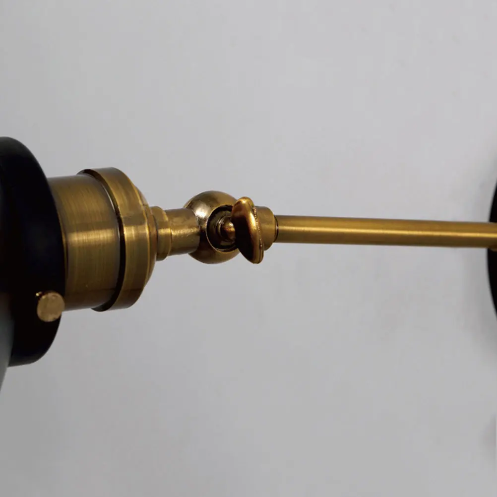 

1 pc Retro Wall Lamp Black Petal-Shaped Vintage Style Decorative Light For Garden Balcony Café Shop Industrial Home Decor