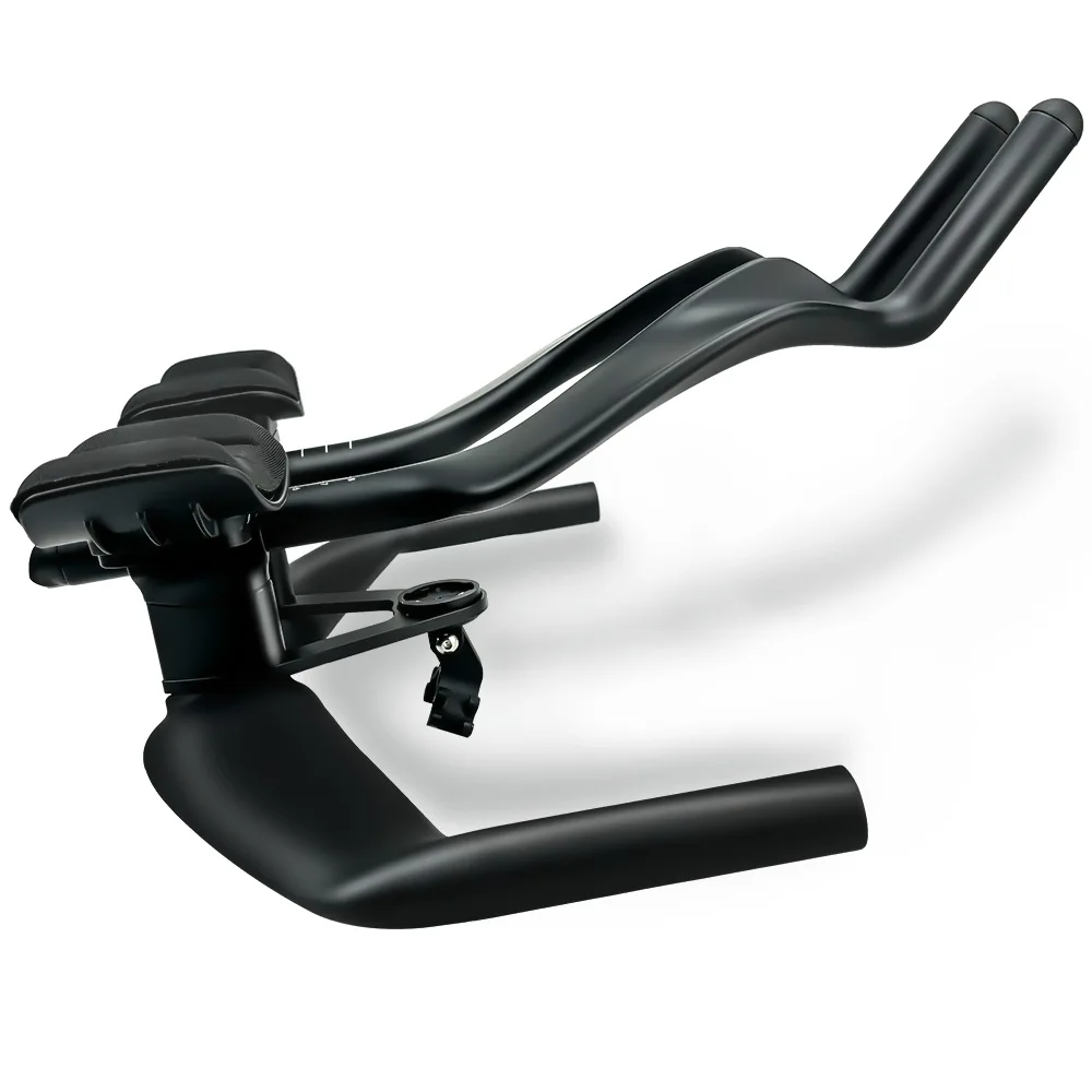 Carbonfaser-Lenkerverlängerungen mit Einstellbarer Höhe & Winkel, TT-Lenker in Schaufelform für Triathlon-Fahrräder – Detail 18
