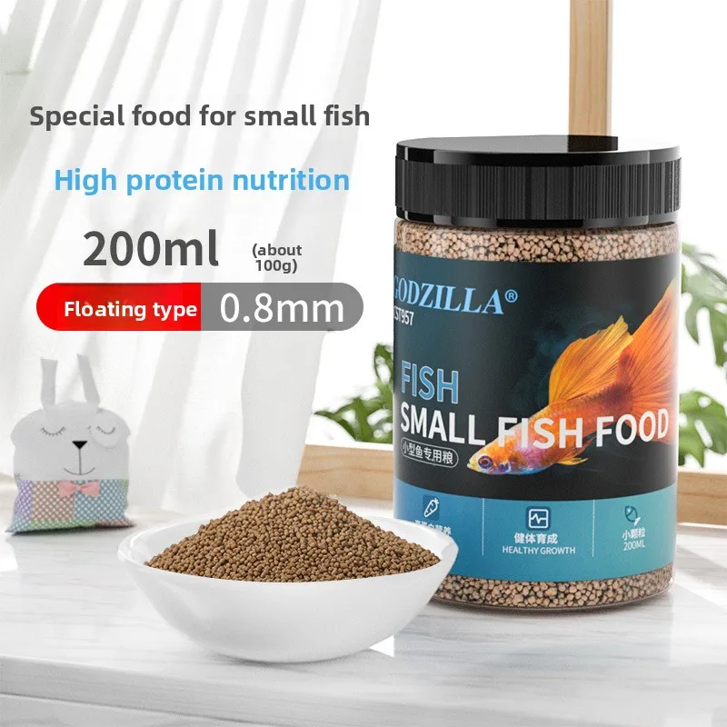 JONSANTY Tropical Fish Food for Guppies, Tetras & Bettas - Micro Pellets for Color Enhancement & Health