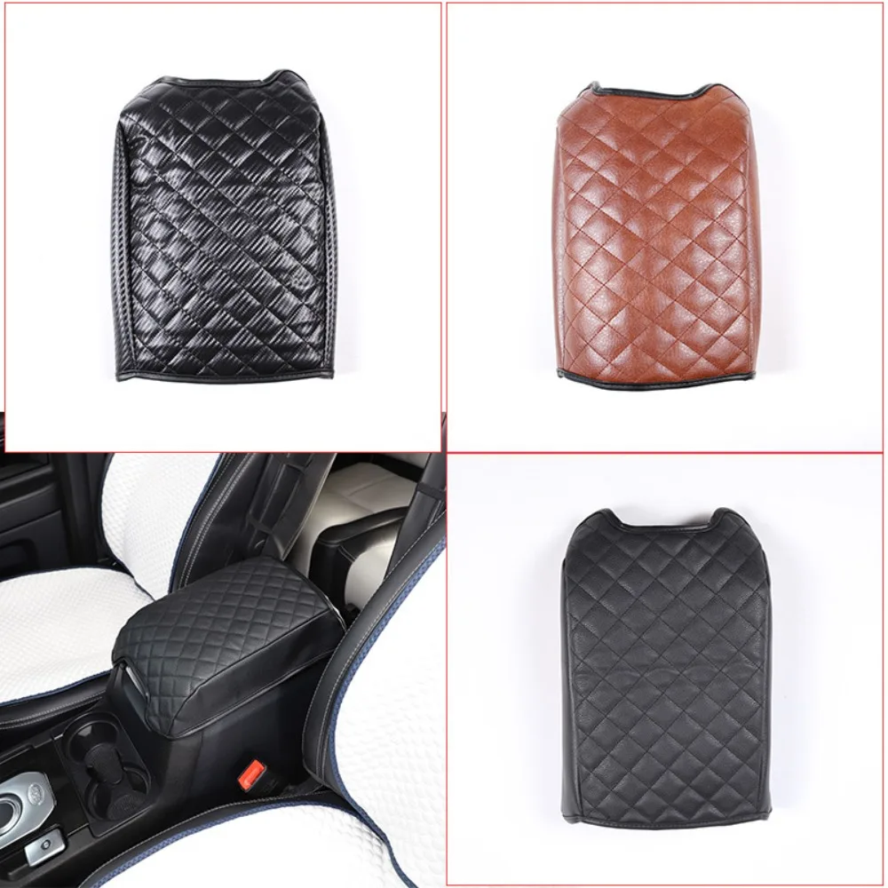 

Car Armrest Pad Cover For Land Rover Discovery 4 LR4 2010-2016 Leather Car Center Console Armrest Automobiles Accessories