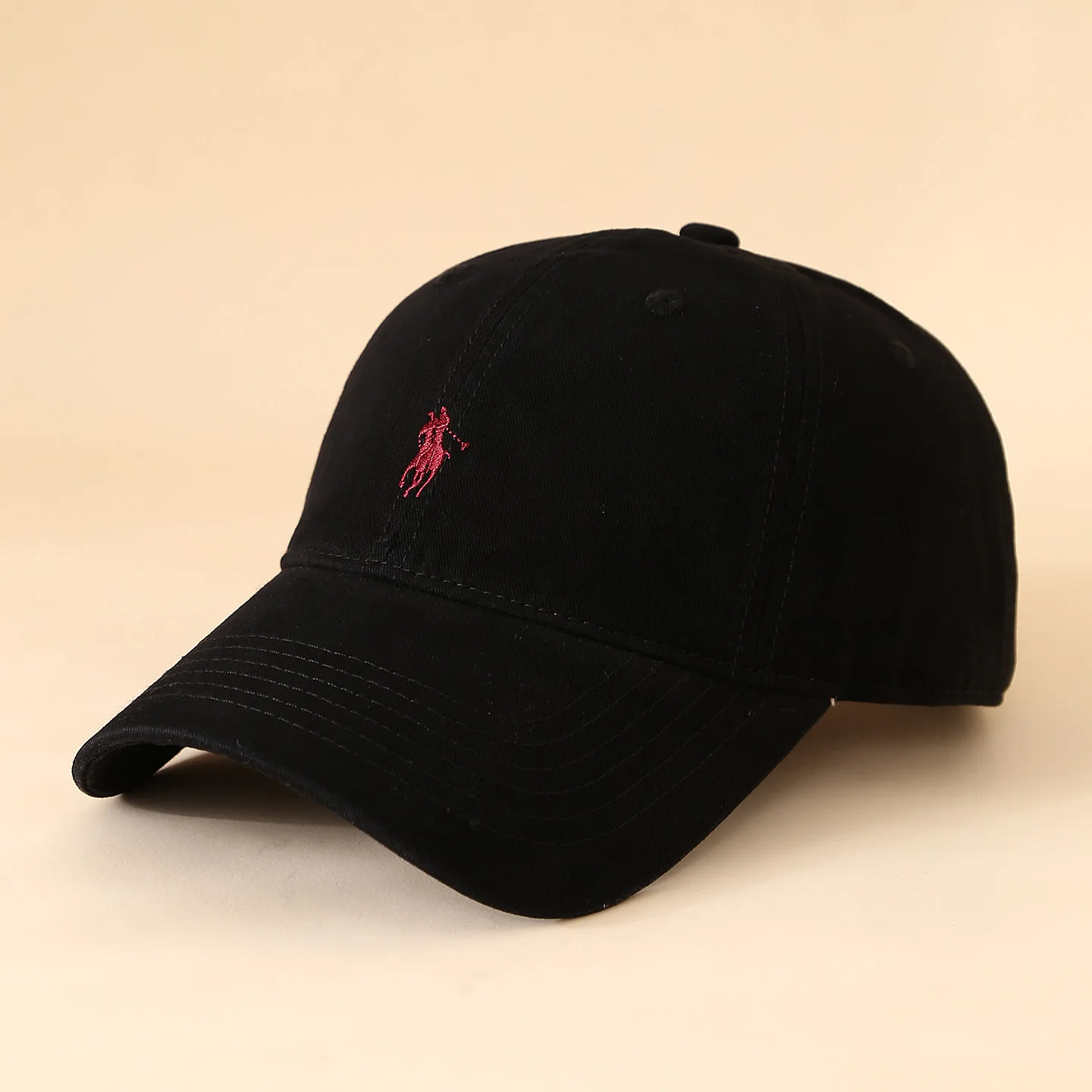 Unisex Letter Embroidery Hip‑Hop Baseball Cap Adjustable Casual Outdoor Sunscreen Hat Men Women Daily Streetwear Caps