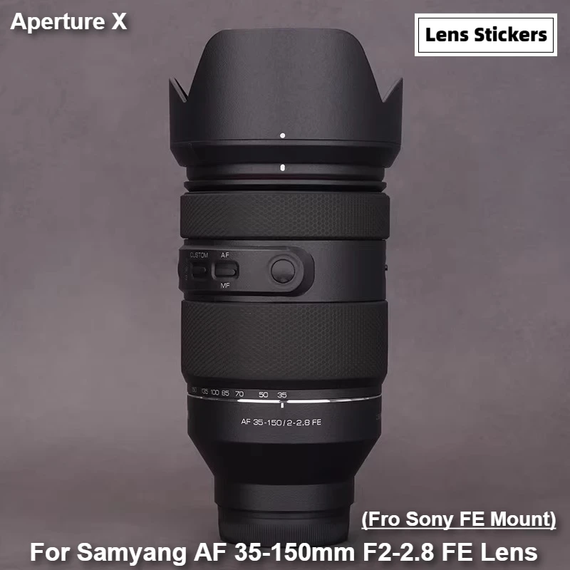 For Samyang AF35-150mm F2-2.8 FE Lens Skin for Samyang AF 35-150 Lens for Sony Mount Lens Sticker Anti-scratch Cover Film