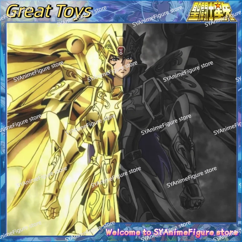 

In Stock GT Model Saint Seiya Myth Cloth EX Gemini Saga Bicolor Ver with Totem Metal Armor Soul of Gold/SOG Action Figure Toys