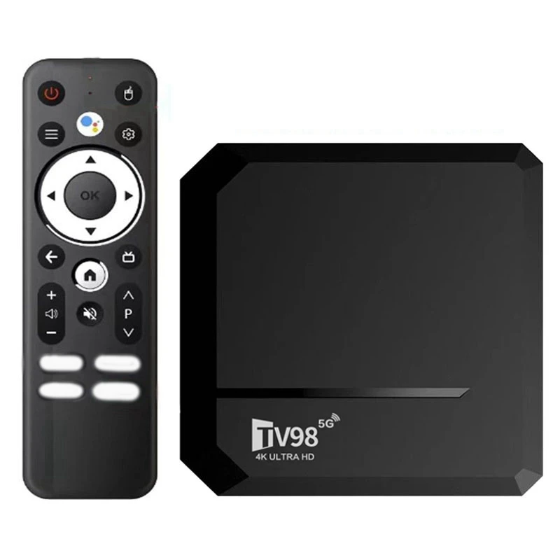 

Smart TV Box 2.4/5G Dual-WIFI 3D Video Media Player Home Theater TV Set-Top Box EU Plug Easy To Use