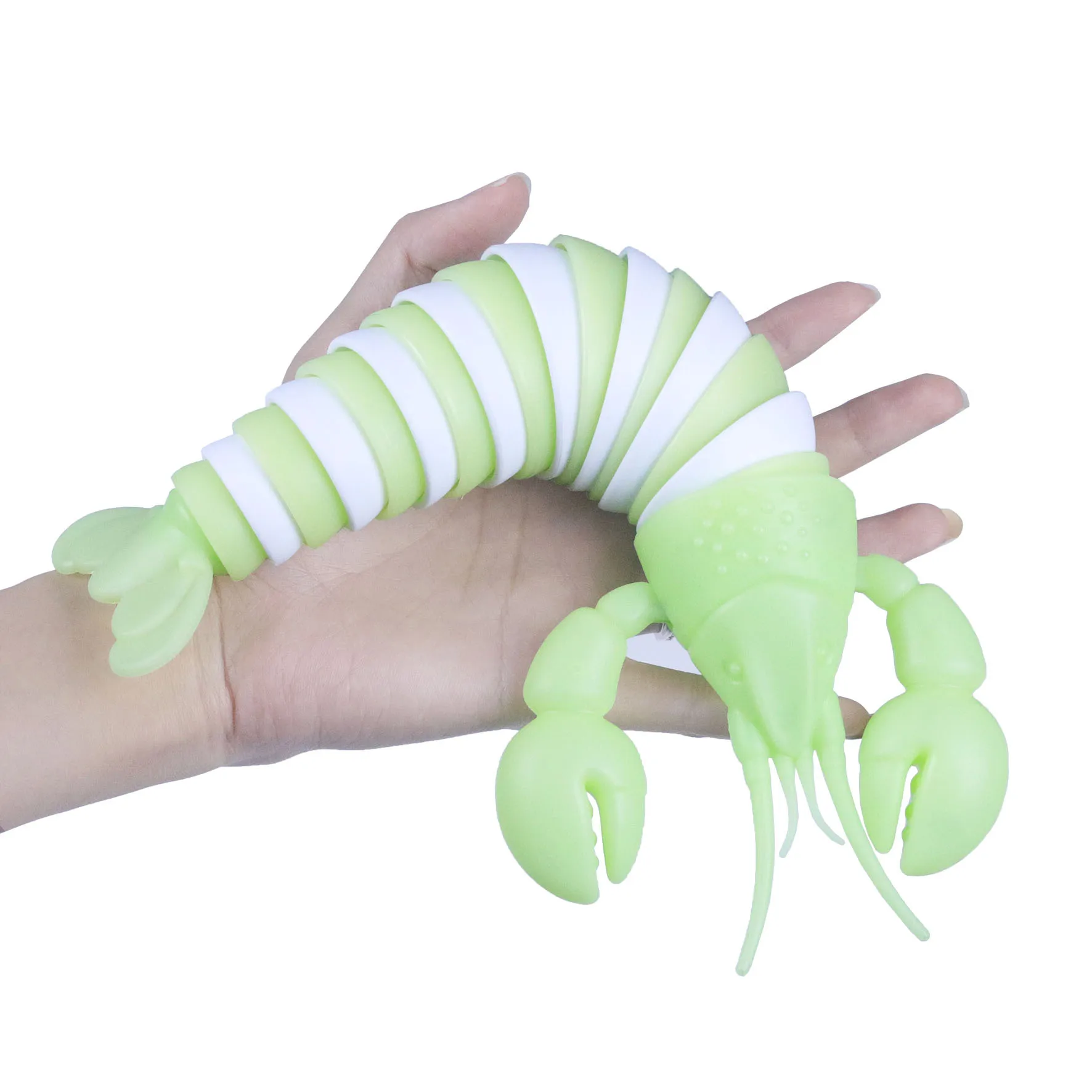 

Large Luminous Lobster Decompression Caterpillar Slug Puzzle Decompression Fingertips New Strange Interactive Toyss Toy Big