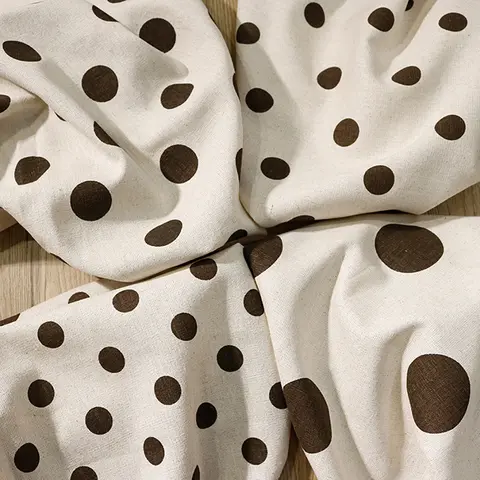 10 best sales पोल्का डॉट कपड़ा - №8