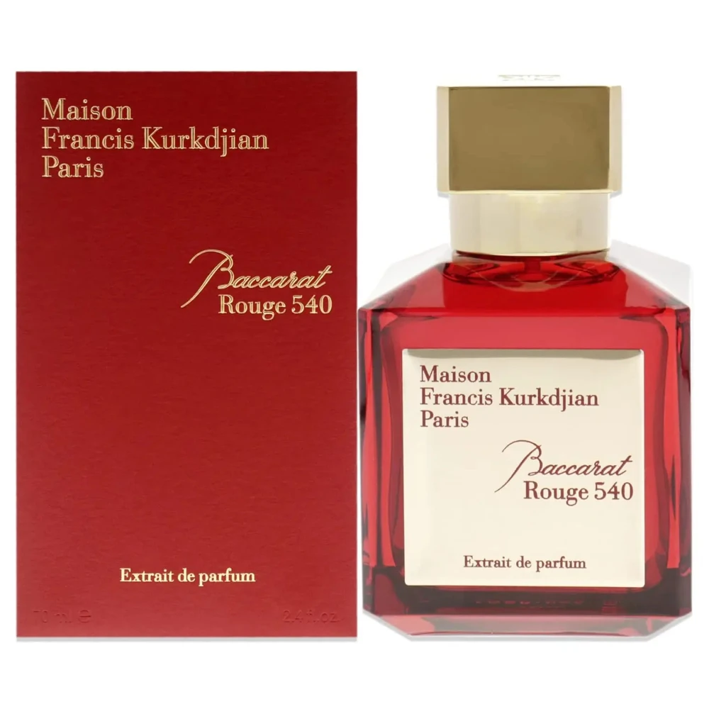 

Maison Francis Kurkdjian Baccarat Rouge 540 Extrait de Parfum 70ml | Red Crystal Bottle | Luxury Floral Amber Woody Fragrance fo