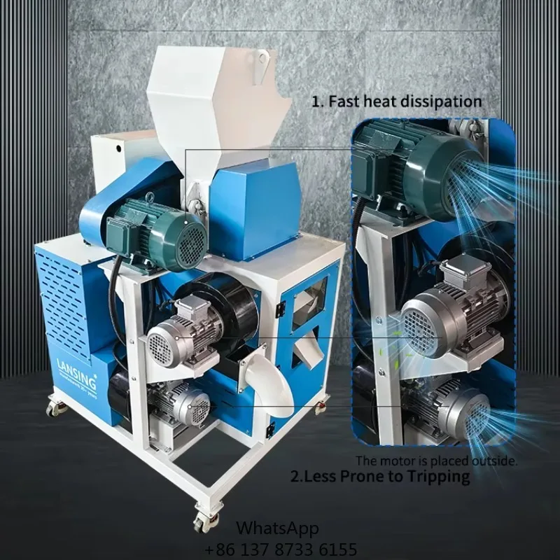 Hot Sales Copper Cable Wire Recycling Machine Small Capacity Scrap Cable Wire Granulator Machine Cable Shredder For Sale