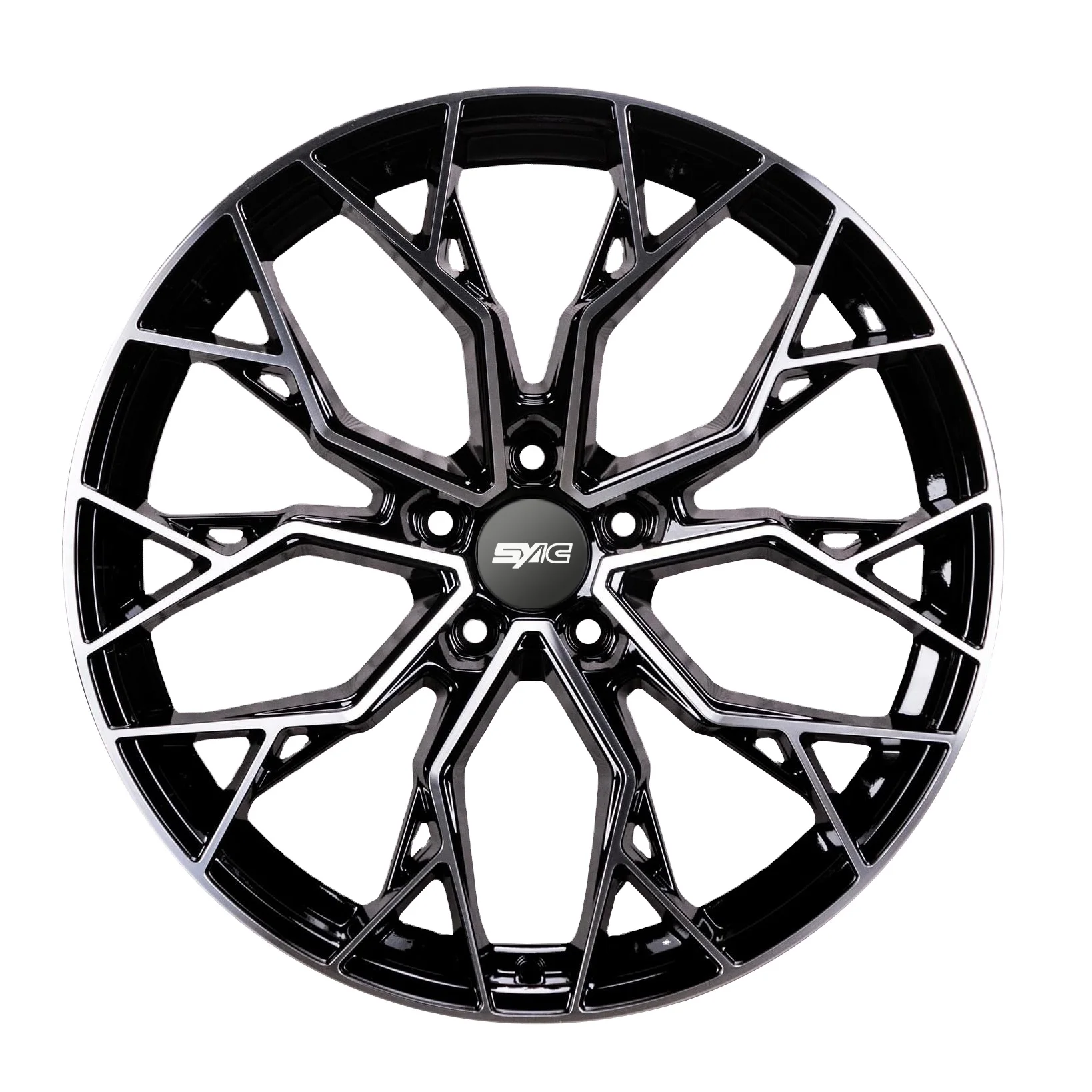 SYAC China Manufacturer Special Process Custom 17-21 Inch 5*112 5*120 5*114.3 5*127 5*130 Forged Aluminum Alloy Car Wheel Rims