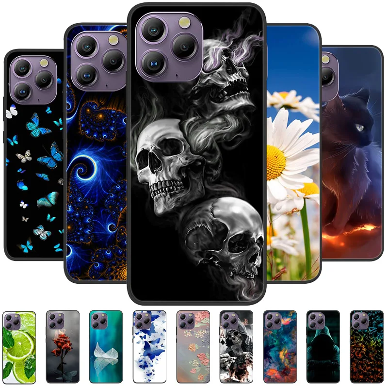 Etui na Blackview A96 czarny miękki silikonowe etui ochronne TPU do Blackview A96 etui Bumper blackvieva96