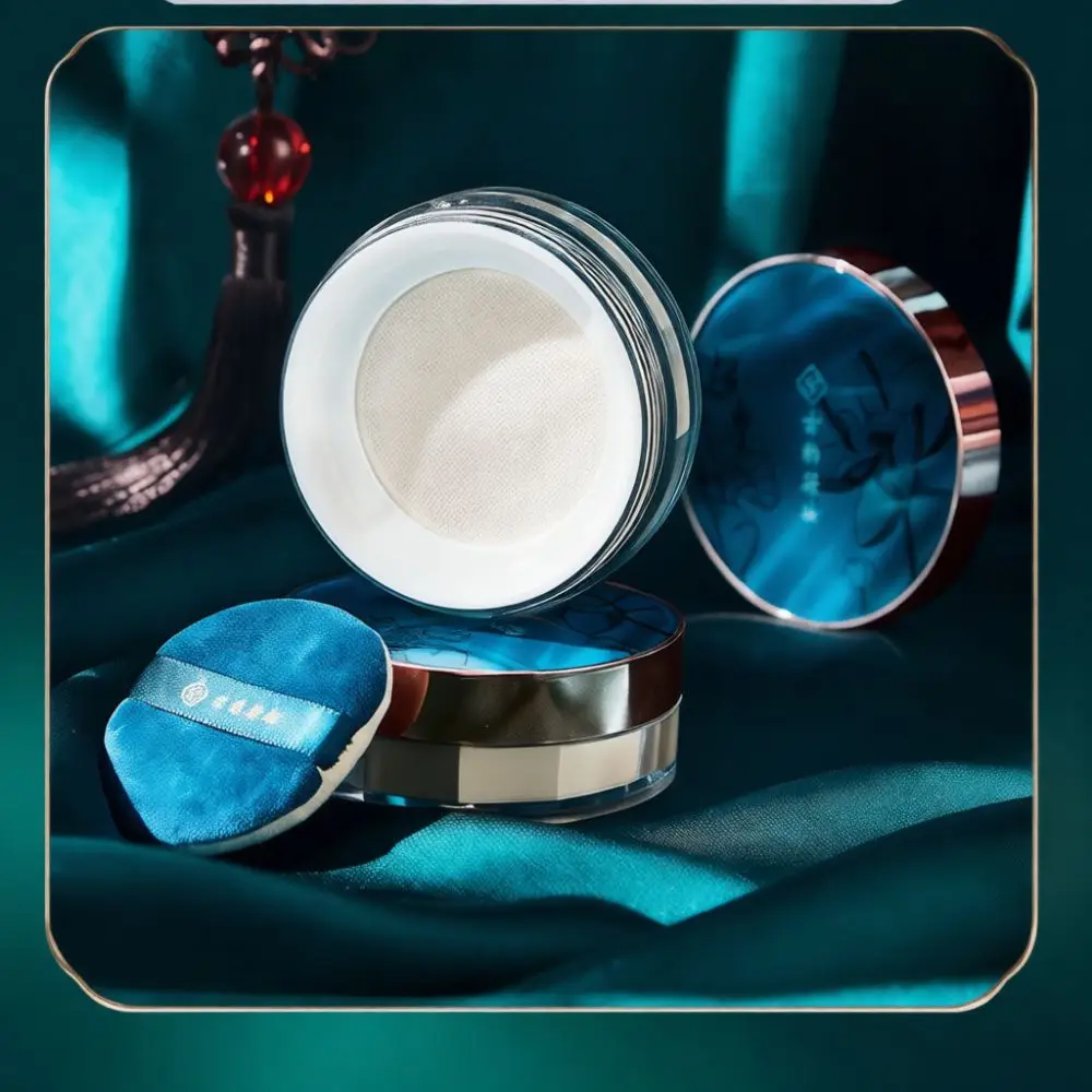 Loose Powder Waterproof Oil Control Matte Finish Base Makeup Face Pressed Powder Concealer Long Lasting Beauty Cosmetics Tool