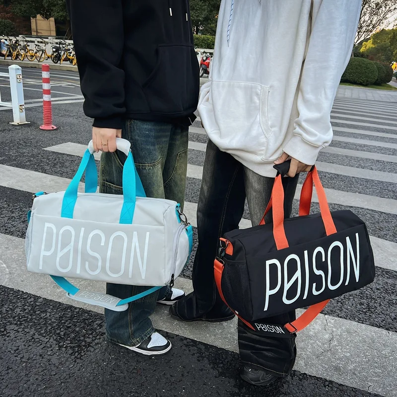 Handbag New Travel Women Bag Lightweight Large Capacity Zipper Portable Unisex Korean Yoga Sports Fitness Training Shoulder bag