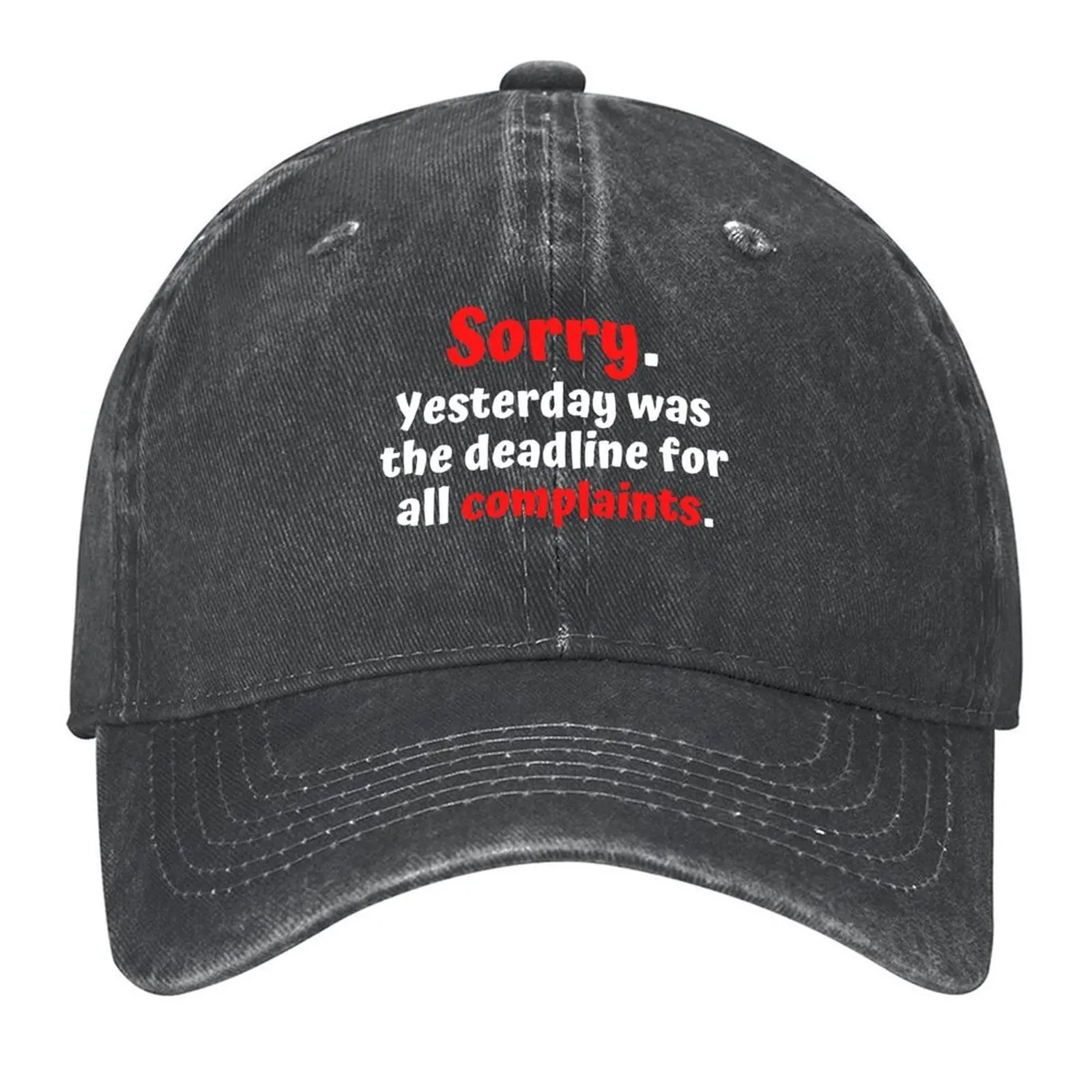 

Sorry Yesterday was the deadline for all complaints Baseball Cap Cosplay Luxury Brand Visor Trucker Hats For Men Women's