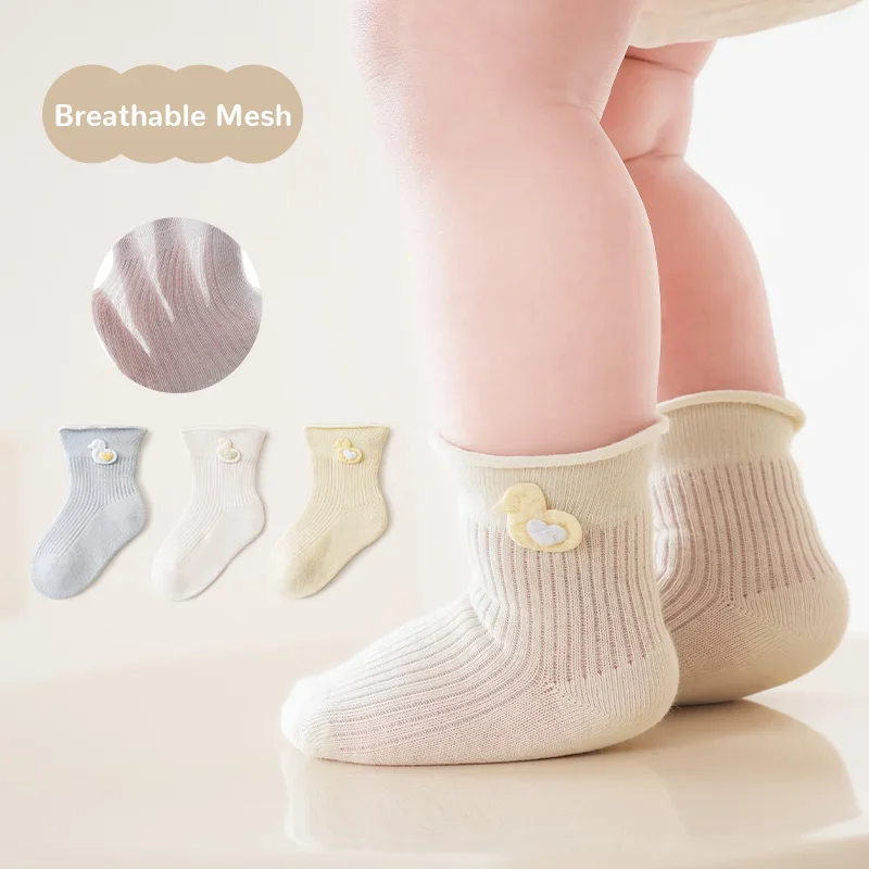 

﻿ 3Pairs/Lot Cotton Baby Anti-slip Socks For Boys Girls Low Cut Floor Kids Toddler Sock With Rubber Grips Socken For 0-6Years