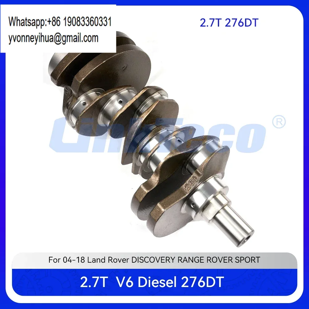

Коленчатый вал двигателя 2.7 T L V6 Diesel 276DT для Land Rover Discovery III IV, Range Rover Sport L319 L320 2.7T 2.7L (2004-2018)