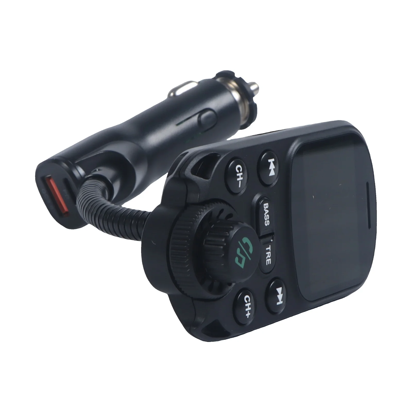 DPGKITS 1pc Car Bluetooth FM Transmitter Radio Mp3 Wireless Adapter Hands-Free 3-Port Charger Car Accessories Dropshipping