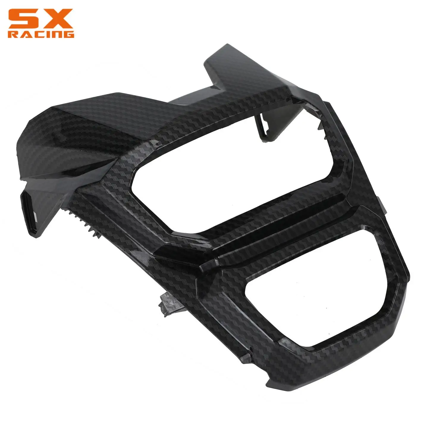Motorcycle Headlight Protector Cover Headlamp Guard LED Light Guard For HONDA GROM MSX125 MSX 125 Carbon Fiber Pattern