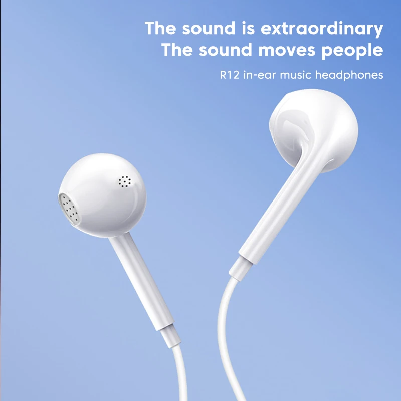 OLAF In-ear 3.5mm Earphones Wired Headphones Sports Earbuds With Microphone Handfree Headphone In-line Control Headset For Phone