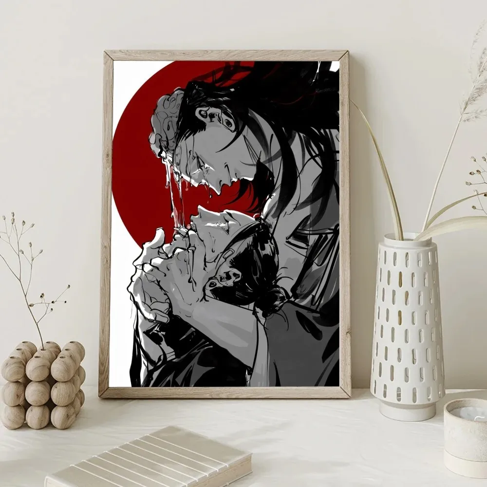 J-Jujutsu K-Kaisen Suguru Geto Posters Kraft Paper Vintage Poster Wall Art Painting Study Aesthetic Art Small Size Wall Stickers