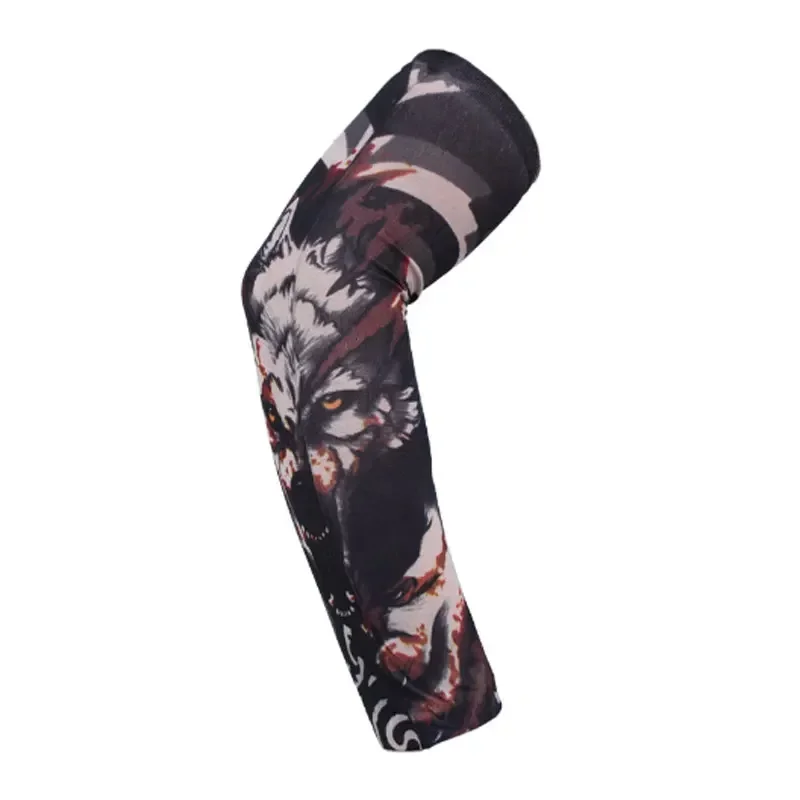 

Outdoor Tattoo Sleeve UV Protection Full Arm Cool Outdoor Golf Sports Hiking Riding Arm Tattoo Sleeve Cycling Equipment