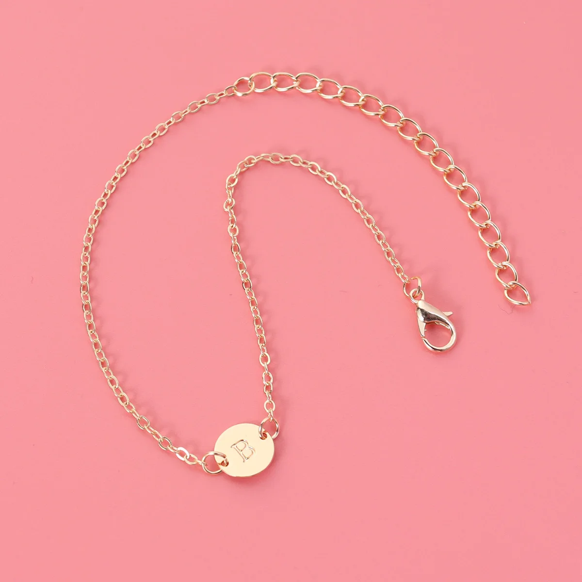 

Letter Bracelet Women Gold Girls Adjustable Initial Beaded Chain Jewelry Gift Name Personalized Teen Bracelets Accessories