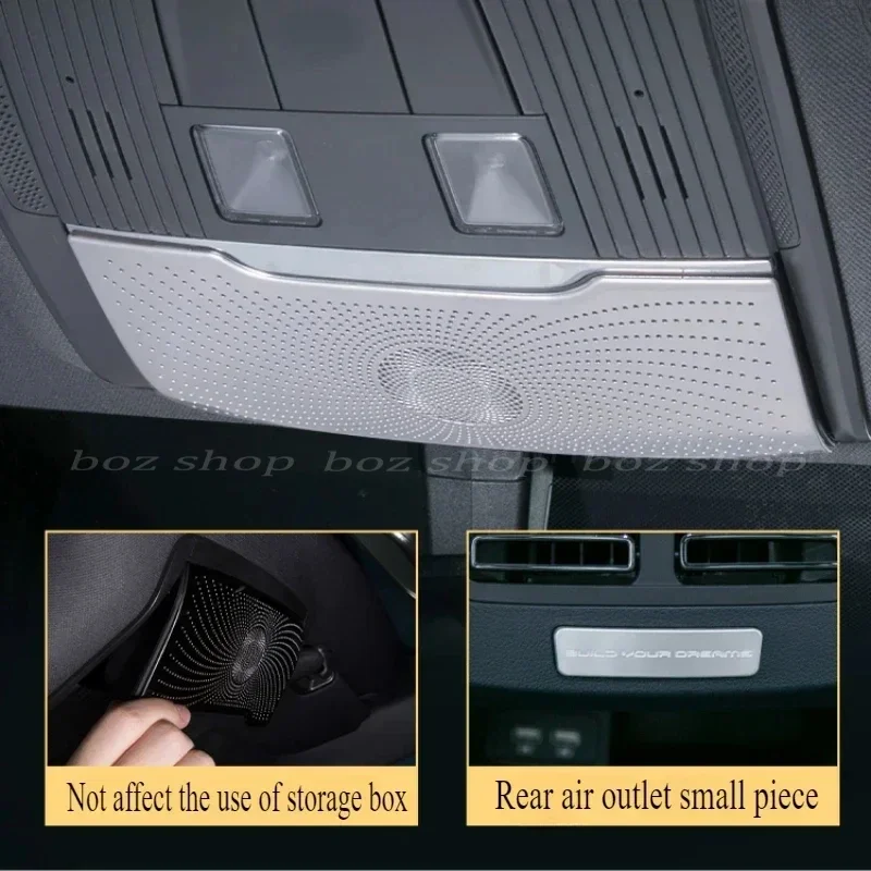 

Для BYD QIN PLUS DMI Автомобильная крыша для чтения лампы оболочка из рога Модифицированная Автомобильная защитная оболочка из рога наклейка Аксессуары для внутренней отделки