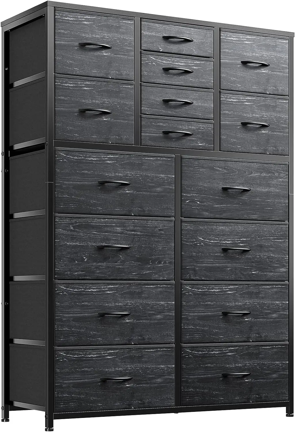 

Dresser, Dresser for Bedroom with 16 Drawer, Bedroom Dressers & Chests of Drawers, Black Dresser for Bedroom, Tall Dresser