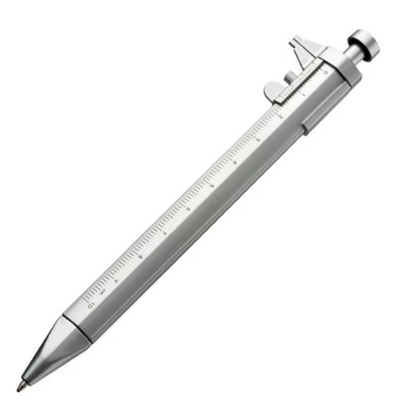 Penna a sfera multifunzione Penna a sfera da 0,5 mm Penna a inchiostro gel Penna a sfera con calibro a corsoio Creatività Cancelleria